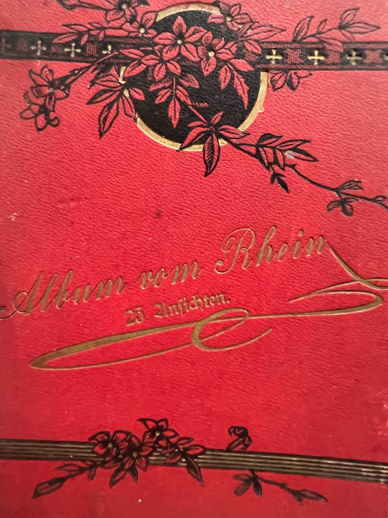 [Photography leporello] - [Germany, Rhein, Rhin, 1895] Album von Rhein, 25 Ansichten, Magdeburg Reinicke [s.d.][ca1895].