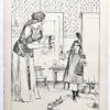[Original lithograph/lithografie by Johan Braakensiek] Een post-unie met Duitschland, 8 Juli 1906, 1 pp.