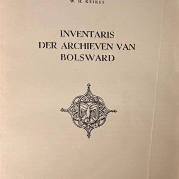 Inventaris der archieven van Bolsward. Bolsward 1952, 187 p.