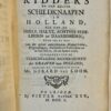 [Dutch History, Ridderschappen] Beschrijving der aloude regeeringwyze (regeeringwijze) van Holland. 5 parts in 6 volumes. Leiden 1744-1750, 284, 306, 348, 400, 713 pp.