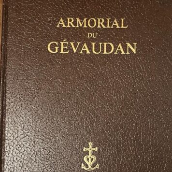 [Facsimile heraldry 1979] Armorial du Gévaudan. Facsimilé-reprint Marseille 1979, naar de uitgave Lyon 1929. Geb., 953 p. Met 19 p. met wapenafbeeldingen.