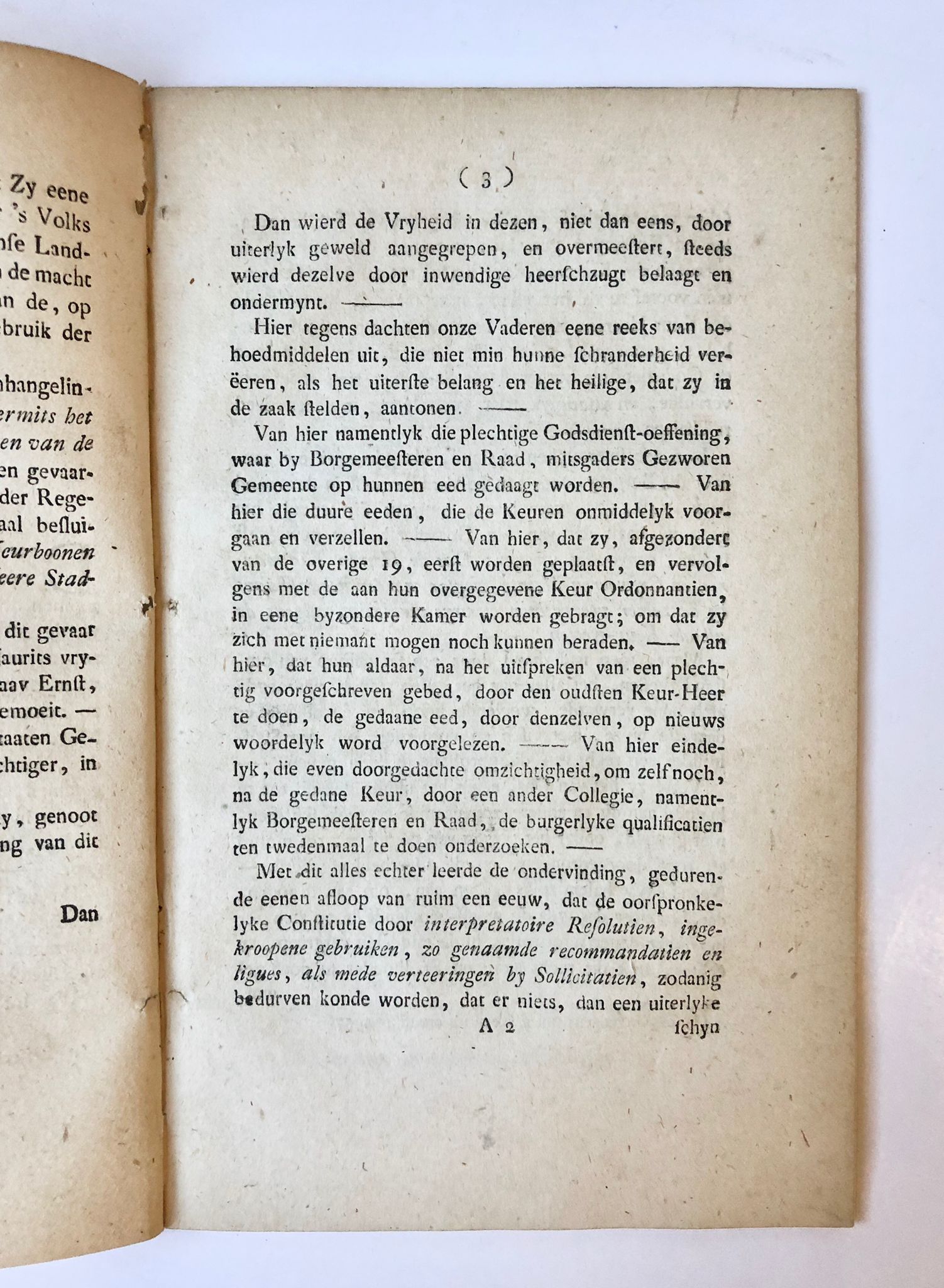 [Groningen [1787]] Edele mogende H. Heeren Borgemeesteren en Raad, Oud en Nieuw, sampt Taalmannen en Gezworen Gemeente, uitmakende den Breden Raad der Stad Groningen!, [s.n, s.l.] [1787], 36 pp.