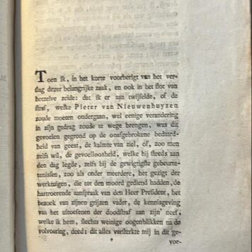 Verslag van de beschuldigingen, verhoor en vonnis van Marinus en Pieter van Nieuwenhuyzen, met de uitoefening der doodstraf aan Marinus op den 3 Februarij 1817 door J. Bal Snyders, advocaat te Middelburg in Zeeland. Middelburg, gebr. Abrahams, 1817. [Gebonden met:] Bijvoegsel op het verslag van de beschuldigingen, verhoor en vonnis van Marinus en Pieter van Nieuwenhuyzen, met de uitoefening der doodstraf aan Pieter, op den 10 November 1817, door J. Bal Snyders. Middelburg, gebr. Abrahams, 1817.