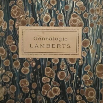 Genealogie Lamberts. Almelo 1916, 38 p.