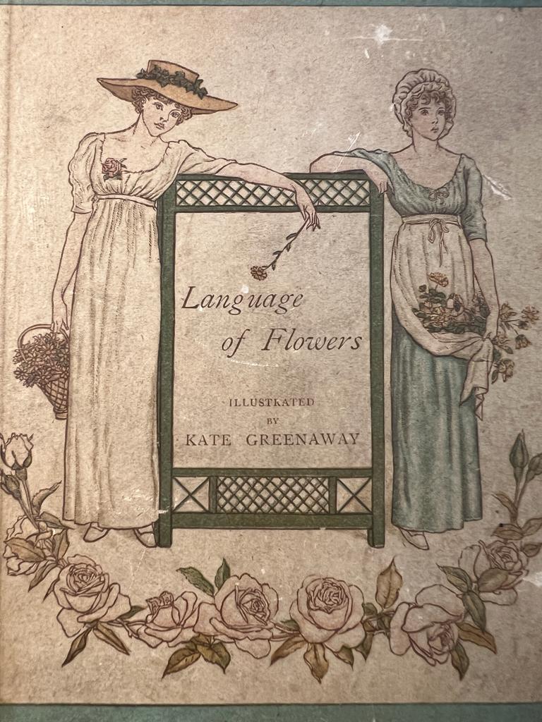Greenaway, Kate - Language of Flowers, illustrated by Kate Greenaway, printed in colours by Edmund Evans. London, Routledge and Sons, n. d. [1884].