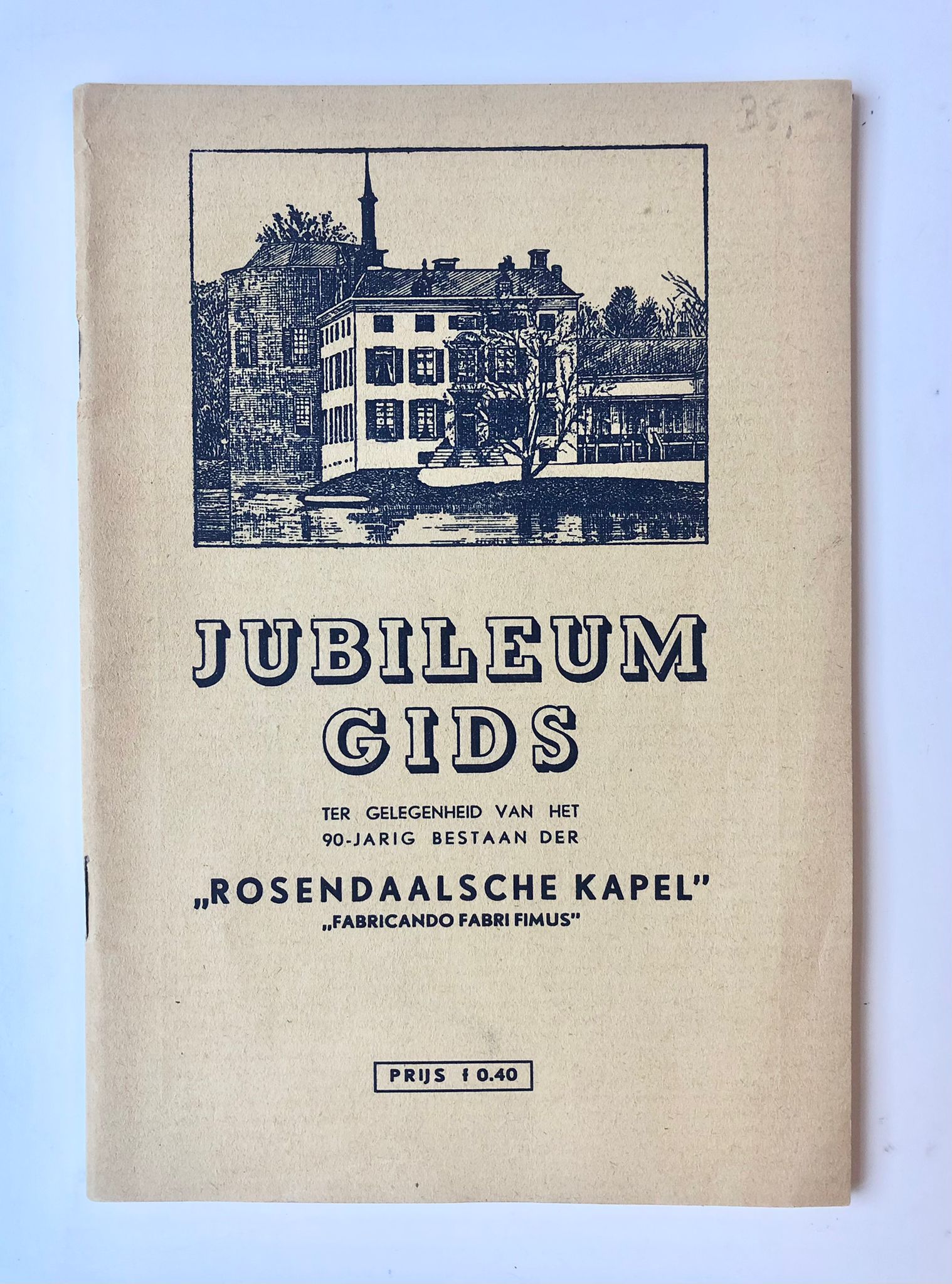 [Music Jubileum 1948] Officiele gids van het nationaal federatief muziekconcours, 11-13-6-1948 te Rozendaal (Geld.), 72 pag., geillustreerd. Rosendaalsche Kapel.
