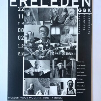 [Sculptors, Beeldende kunstenaars, postcards 1998] Mapje met 11 prentbriefkaarten betr. de ereleden van de Gemeenschap Beeldende Kunstenaars te Arnhem, 1998.