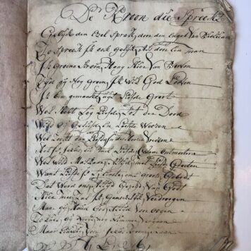 [Geneology family Laverman] Familiepapieren, ca. 20 stuks, betr. de familie Laverman, 1773-1954. Manuscripten.