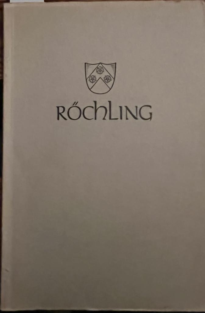 Ahnen und Enkel. Band I. Dr.med. Christian Röchling und Charlotte Wagner. Heidelberg 1955, 70 p., geïll.
