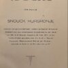 Genealogie der familie Snouck Hurgronje. [Venlo 1924], 69 p., geb.