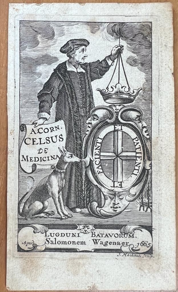 [Titlepage, 1665, medical] Title page of A. Corn. Celsus De medicina libri octo 1665, Apud Salomonem Wagenaer in Latin - Editio secunda.