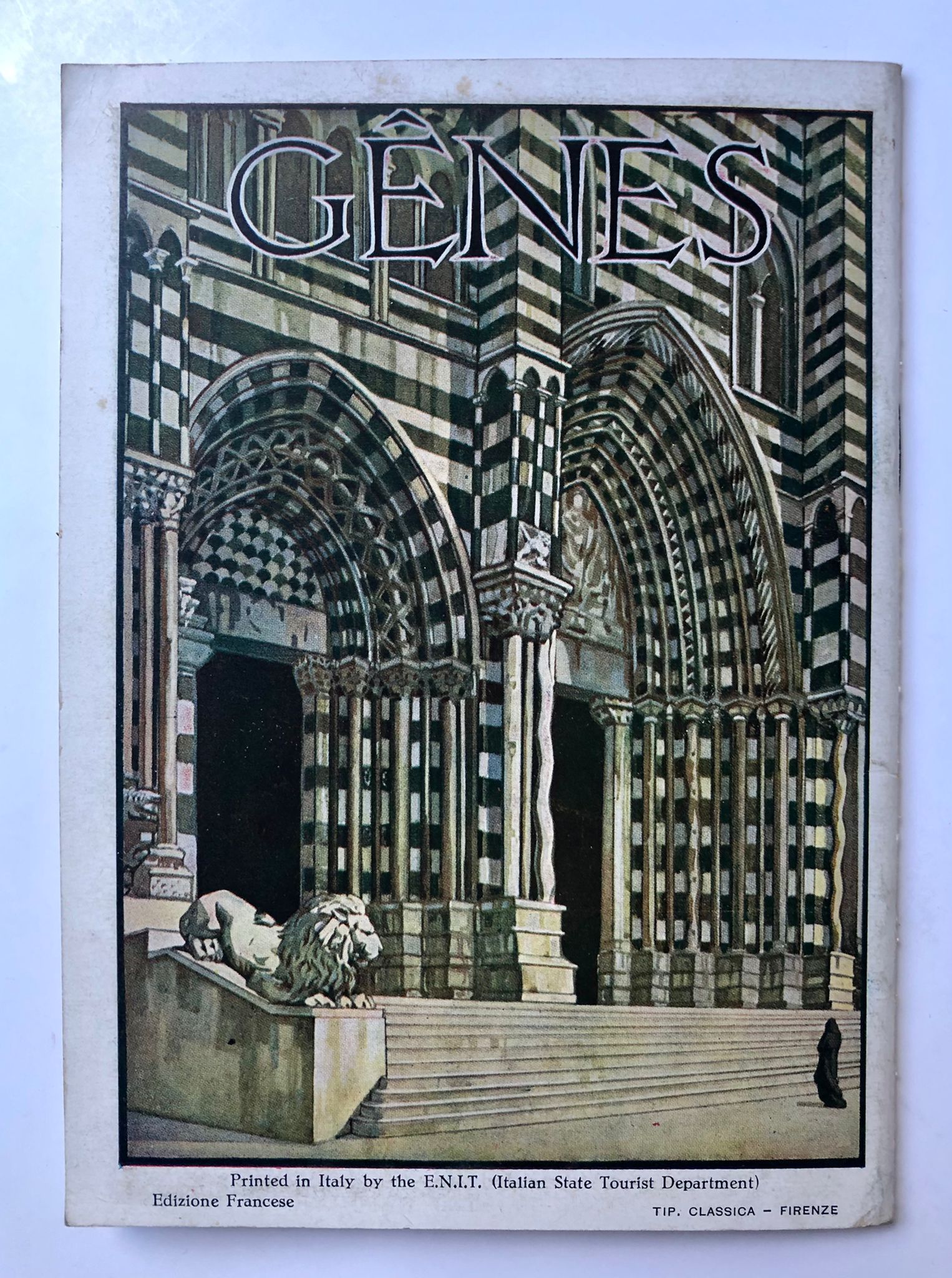 [Italy] Gênes, Ente Nazionale industrie Turistiche Ferrovie Dello Stato, Edizione Francese, E.N.I.T. (Italian State Tourist Department), Italy, 31 pp.