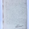 [Manuscript, 1785] Extract uit resolutien Staten Generaal, d.d. 18-1-1785, manuscript, 1 pag., signed by Siccama en Fagel.