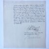 [Manuscript, 1767] Verklaring van de raad ter Admiraliteit op de Maas, d.d. Rotterdam 1767 betr. in beslag genomen goederen van Jan Collin, manuscript, 1 pag., getekend J.W. Lormier en J.v.d. Heim.