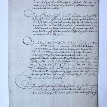 [Manuscript 17th century] Ordonnantie / ordinance, d.d. 3-6-1501 for the city of Amsterdam 'omme de betalinge der lopende jaerlijxe renten'. Manuscript, folio, 8 pp. (17th century copy).