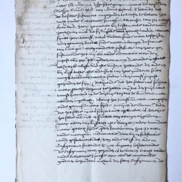 [Manuscript, 1660] Request of Niesgen Cornelisdr., wed. van Gerrit Vasters, living in Ouderkerk a.d. Amstel to the Gecomm. Raden, d.d. 1660, manuscript.