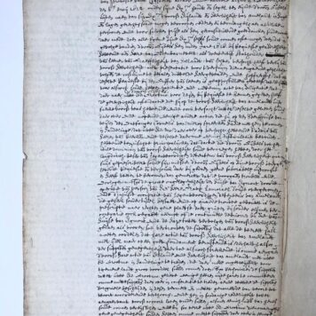 [Manuscript, Ameland, 1637] Request gericht aan de Staten van Holland, van de kinderen en erven van Gonsalo Gijbels, d.d. 1637, over de heerlijkheid Ameland en Bilt. Manuscript, folio, 3 pp.