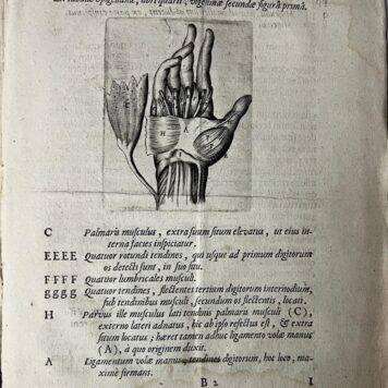 [Occultism, crucifying humans, hanging, 1643] Responsum ad propositam sibi quaestionem an manus clavis transfixae pares ferendo corpus inde pendulum. Amsterdam, P. Matthijsz, 1643, 16 pp.