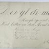 [Calligraphy 1851] Gecalligrafeerd blad, gesigneerd G[raft?] 1851, C. Huijgens (schoolmeester?), 1 p.