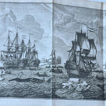 [Fishing, Greenland 1720] Bloeyende opkomst der aloude en hedendaagsche Groenlandsche visschery (...) Met bijvoeging van de walvischvangst (...) door A. Moubach. Amsterdam, Oosterwyk, 1720, (36)+330+(14) pp. .