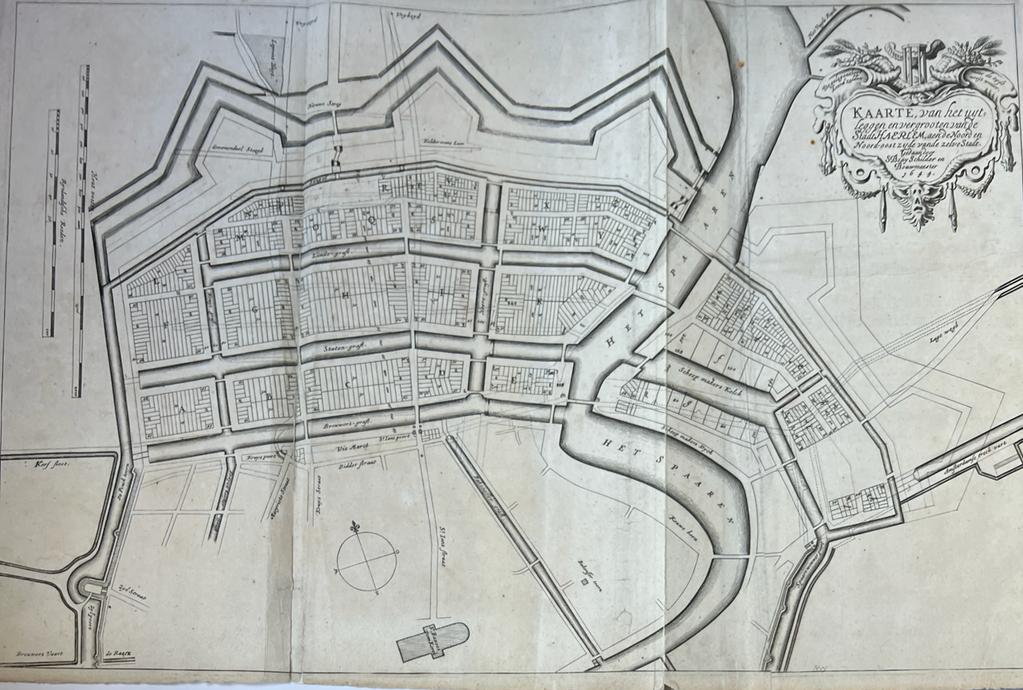 [Urban planning, Haarlem 1661] Bedenckingen over het uytleggen en vergrooten der stadt Haarlem. Haarlem, Abr. Casteleyn, 1661, (2)+27 pp. .
