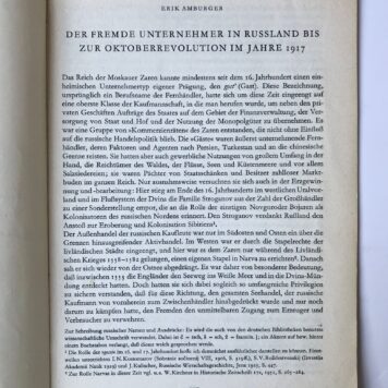 [Russia, 1957] Sonderdruck aus tradition zeitschrift für firmengeschichte und unternehmerbiographie 4|1957, Duits, Rusland, 356 pp.
