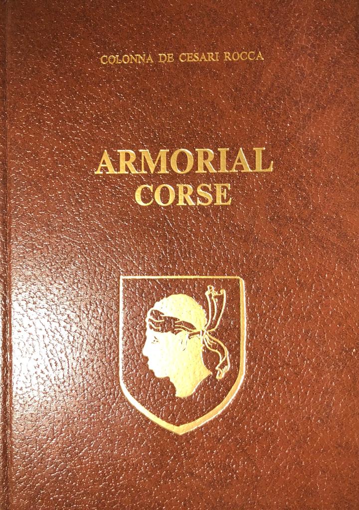 [Heraldry 1892] Armorial Corse. Facsimilé-editie Marseille 1975, naar de uitgave Parijs 1892, ca. 170 p.