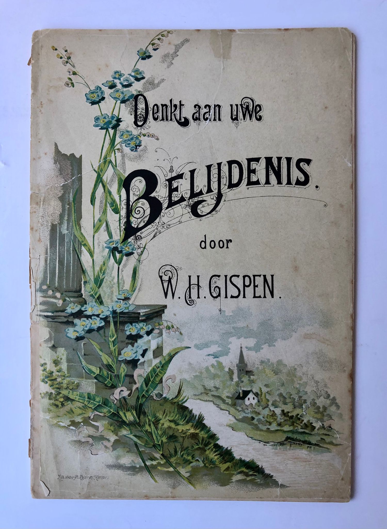  - [Confession booklet, 1899] Belijdenis-boekje voor Hendrikus Bos, d.d. Rotterdam 1899, getekend door ds. C.B. Bavinck.
