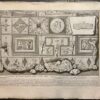 [Antique print, etching, Piranesi] Ornamenti di Stucco, esistenti nella Volta della Stanza Sepolcrale di L. Arrunzio (stucco decoration on the tomb of L. Arruntius), published 1756-1784, 1 p.