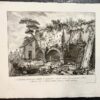 [Antique print, etching, Piranesi] Veduta interna della Camera sepolcrale dirimpetto alla Chiesa di S. Sebastiano fuori delle Mura. (Grafkamer tegenover kerk San Sebastiano), published 1756-1784, 1 p.