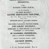 Specimen juridicum inaugurale, exhibens observationes nonnullas juridicas [...] Groningen H. Eekhoff 1835