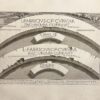 [Antique print, etching, Piranesi] L Fabricivs c f Cvr viar facivndvm coeravit ; Iscrizione incisa ne' Cunei d'uno dei grand'Archi del Ponte Fabricio (inscriptions on arche of Bridge of the four heads in Rome), published 1756-1784, 1 p.