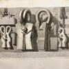 [Antique print, etching, Piranesi] Modo, col quale furono alzate le grandi Pietre....(lifting instruments tomb of Caecilia Metella), published 1756-1784, 1 p.