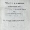 De Joanne Clerico et Philippo a Limborch dissertationes duae [...] Amsterdam F. Muller 1843