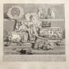 [Antique print, etching, Piranesi] Frammenti delle Camere sepolcrali de' Liberti, e Servi ec. della Famiglia di Augusto. (sculptural fragments tomb chamber), published 1756-1784, 1 p.