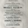 Specimen juridicum inaugurale, exhibens nonnulla de alimentis praestandis [...] Groningen C.M. van Bolhuis Hoitsema 1830