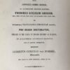 Theses iuridicae inaugurales [...] Leiden Jac. Hazenberg, Corn.z 1854