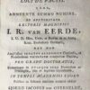 Specimen iuridicum inaugurale, positiones sistens ad fundamenta [...] Groningen J. Römelingh 1810