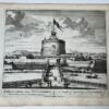 [Antique print, etching/ets, Rome] CASTELLUM S. ANGELI... Views of Rome [Set title] (Engelenburcht), published 1705, 1 p.