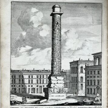 [Antique print, etching/ets, Rome] COLUMNA imp. ANTONINI PII... Views of Rome [Set title] (Zuil van Marcus Aurelius), published 1705, 1 p.