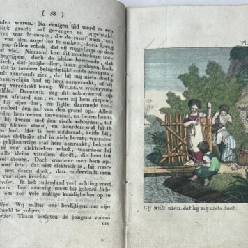 [Dutch literature [1826]] Robinson Crusoe ten tweeden male op zijn eiland; zijn uiteinde en de lotgevallen zijner kinderen aldaar. 2e druk (op omslag: 3e druk), Amsterdam, van Arum, [1826], 4+127 pp. Illustrated with handcoloured engravings.