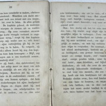 [Literature, shipwreck, [1850] Tafereelen van de zee, in verhalen van schipbreuken, reizen en lotgevallen van beroemde personen, Rotterdam, v. Gogh, [1850], 96 (of 99) pp. (missing pages 1 and 2 and 99).