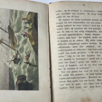[Literature, shipwreck, [1850] Tafereelen van de zee, in verhalen van schipbreuken, reizen en lotgevallen van beroemde personen, Rotterdam, v. Gogh, [1850], 96 (of 99) pp. (missing pages 1 and 2 and 99).