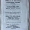 Dissertatio juridica inauguralis, de ratione ac vi juris uxoris communionem legalem secutae [...] Utrecht O.J. van Paddenburg 1826