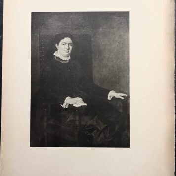 [Antique print, lithography, 19th century] Portrait of Christine Henriette Toulon van der Koog-Tydeman, after the painting made by Thérése Schwartze, 1 p.