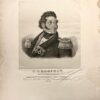 [Antique print, lithography, 1833] Portraits of marine officer Jan Coenraad Koopman (1790-1855), with 6 separate text pages about his life, published 1833, 7 pp.