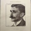 [Antique print, lithography, 1896] Portrait of W.J. Leijds (1859-1940), Portretten van De Kroniek VI, bijvoegsel van De Koniek van 1 maart 1896, 1 p.