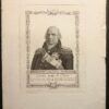 [Antique print, lithography, 19th century] Portrait of Louis XVIII (Lodewijk de 18e, 1755-1824), le Désiré, made by Deronant, 1 p.