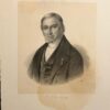 [Lithography, lithografie, 19th century] Portrait of Prof. D.J. van Lennep (1774-1853), poet and professor in Greek and Latin studies at Amsterdam Athenaeum Illustre, lithographed by P. Blommers published by J.J. van Brederode, 1 p.