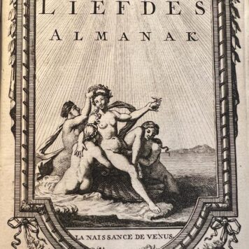 Eeuwigduurende liefdes almanak, zinnebeeldig, volgens den algemeenen Almanaks-trant, de wisselvalligheden der minnaeren, die in alle liefde-jaeren voorvallen, aaewyzende. Te Cyprus by Philander Mirtello, in den Mirteboom. [Leiden?], z.n., 1721. [Gebonden met:] Sleutel op den eeuwigduurenden liefdes almanak, die alhoewel door den heer Van Twist alleen zinspeelig, op zig zelf en zijn vryagie gemaakt is, evenwel voor een generaalen almanak der liefde kan werden geleezen en verstaan, z.p., z.j.